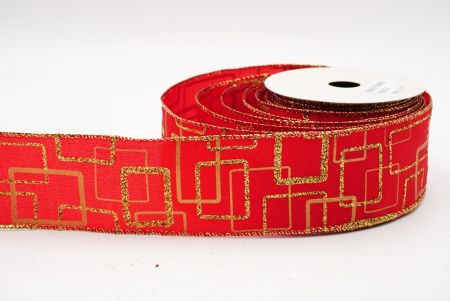 Rectangular Pattern Wired Ribbon